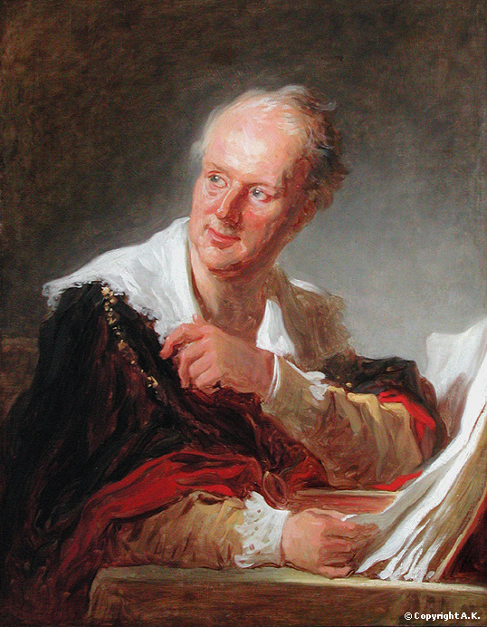 Jean-Honoré Fragonard: Denis Diderot, Louvre