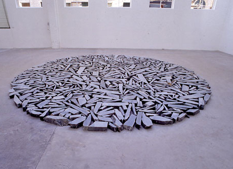 Richard Long, 'Halifax Circle' Delabole Slate, 1989.