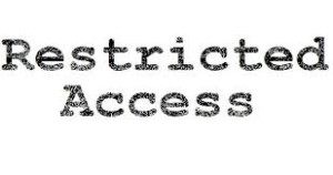 restricted access