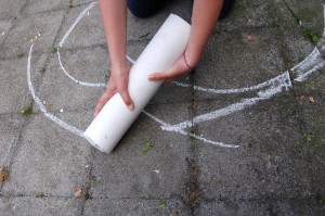 Everdien Breken big chalk in action